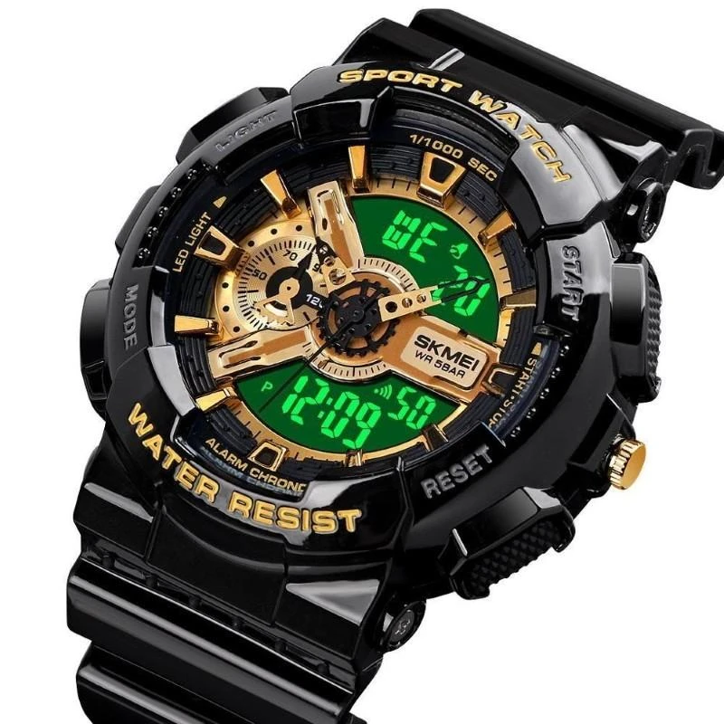 Laikrodis SKMEI 1688 BK GD Juodas Gold