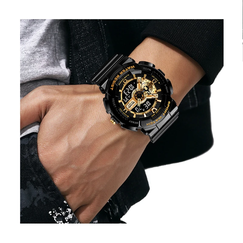 Laikrodis SKMEI 1688 BK GD Juodas Gold