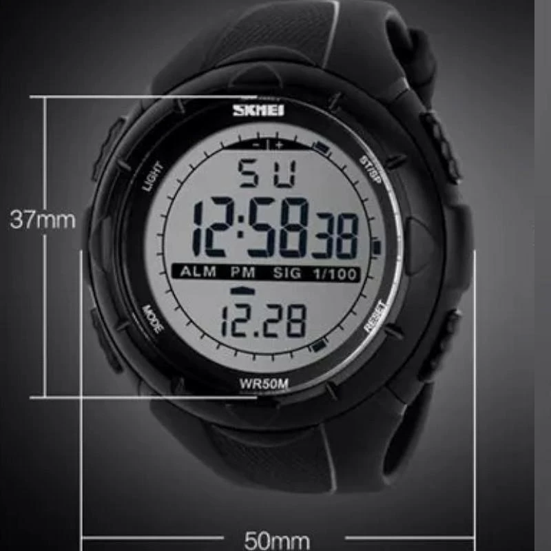Laikrodis SKMEI DG1025 Gent Size Juodas