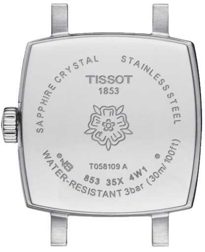 Laikrodis Tissot Lovely Square T058.109.11.036.01