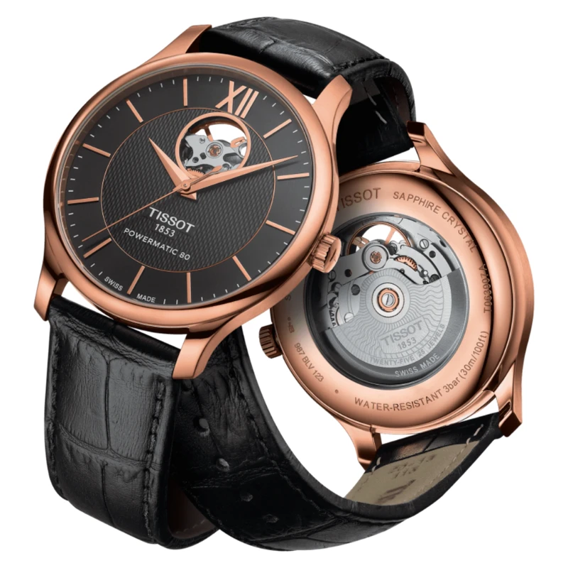 Laikrodis Tissot Tradition Powermatic 80 open Heart T063.907.36.068.00