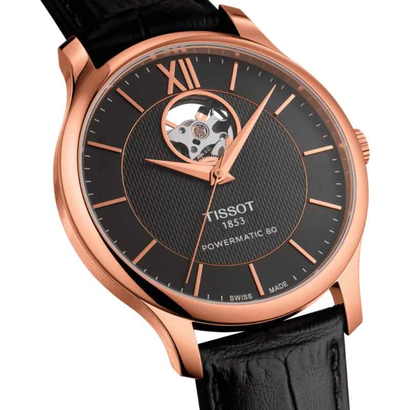 Laikrodis Tissot Tradition Powermatic 80 open Heart T063.907.36.068.00