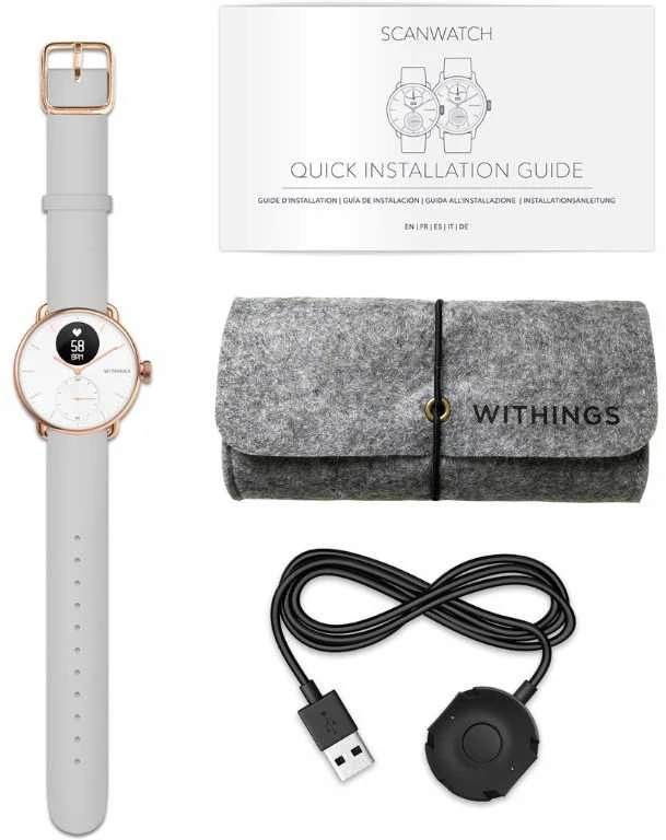 Withings ScanWatch 2/ 38mm Išmanusis laikrodis