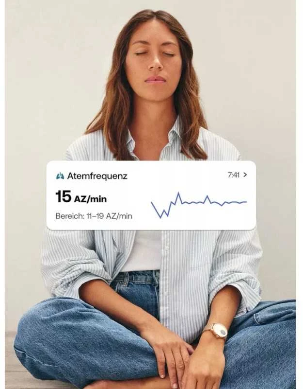 Išmanusis laikrodis Withings Scanwatch Light, 37 mm, Rožinio aukso spalvos korpusas su baltos spalvos dirželiu