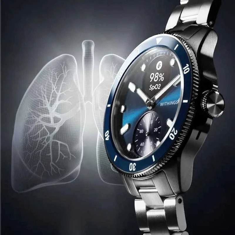 Withings ScanWatch Nova/42mm Mėlyna Išmanusis laikrodis