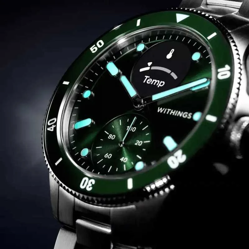 Withings ScanWatch Nova/42mm Žalias Išmanusis laikrodis