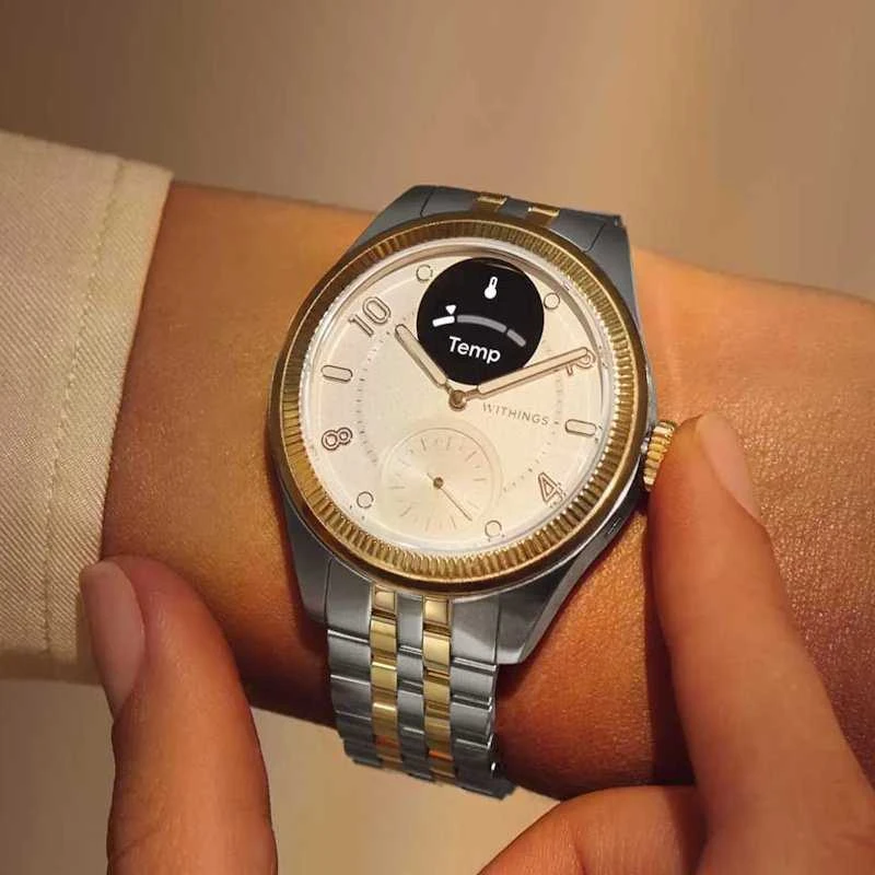 Išmanusis laikrodis Withings Scanwatch Nova Brilliant 39mm Gold