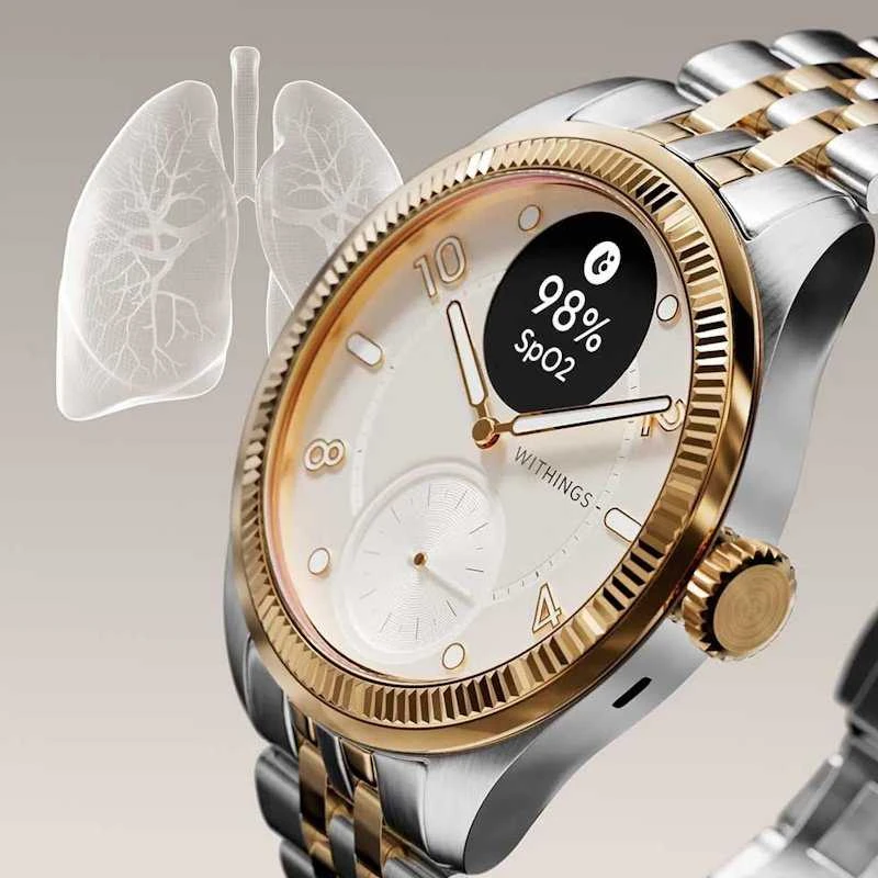 Išmanusis laikrodis Withings Scanwatch Nova Brilliant 39mm Gold