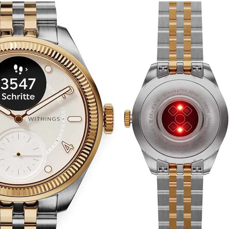 Išmanusis laikrodis Withings Scanwatch Nova Brilliant 39mm Gold