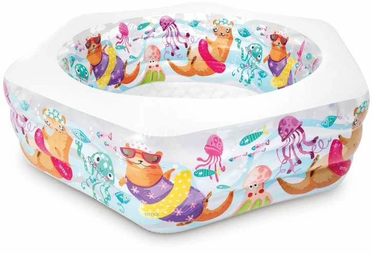 Baseinas pripučiamas INTEX Happy Otter Pool 191x178x61cm