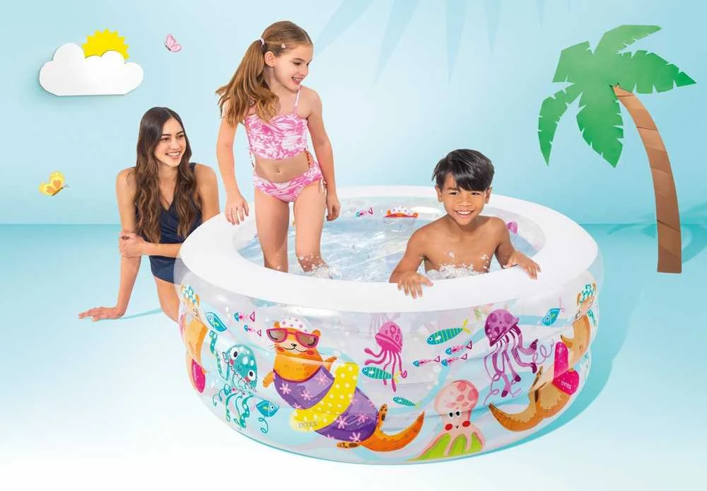 Intex pripučiamas baseinas Aquarium 152 x 56 cm