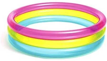 Baseinas pripučiamas INTEX Rainbow Baby Pool 86x25cm