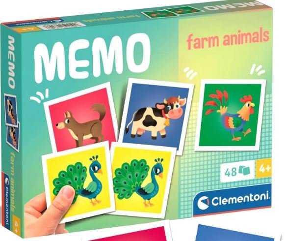 Clementoni atminties žaidimas Memo "FarmAnimals"