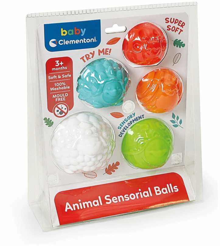 Clementoni Baby minkšti kamuoliukai "Sensorial Balls"