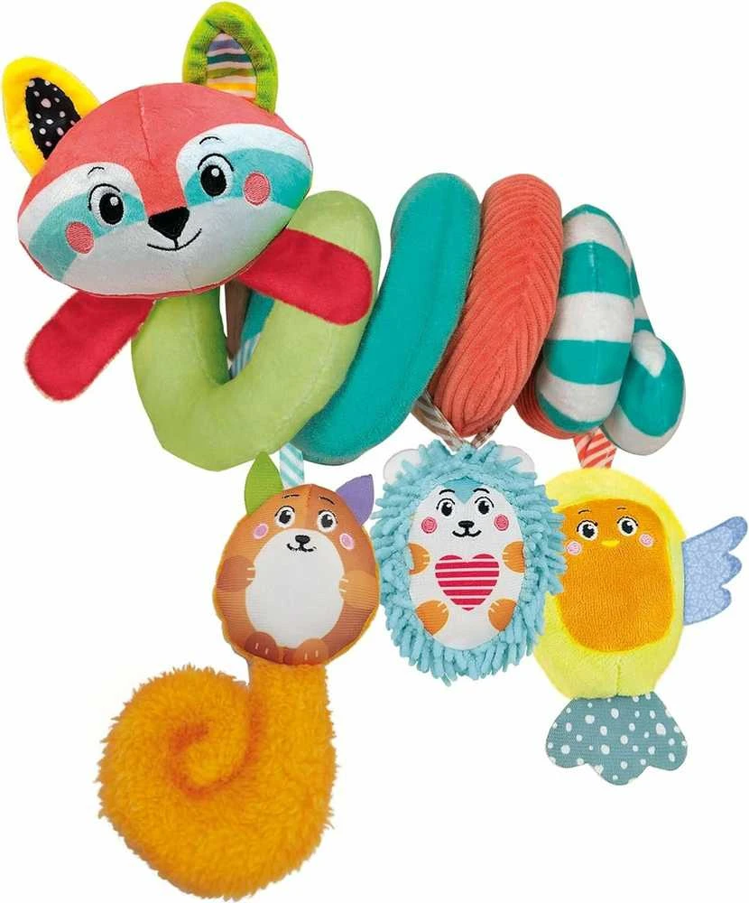 Clementoni Baby pakabinamas žaislas „Soft Spiral Happy Animals“