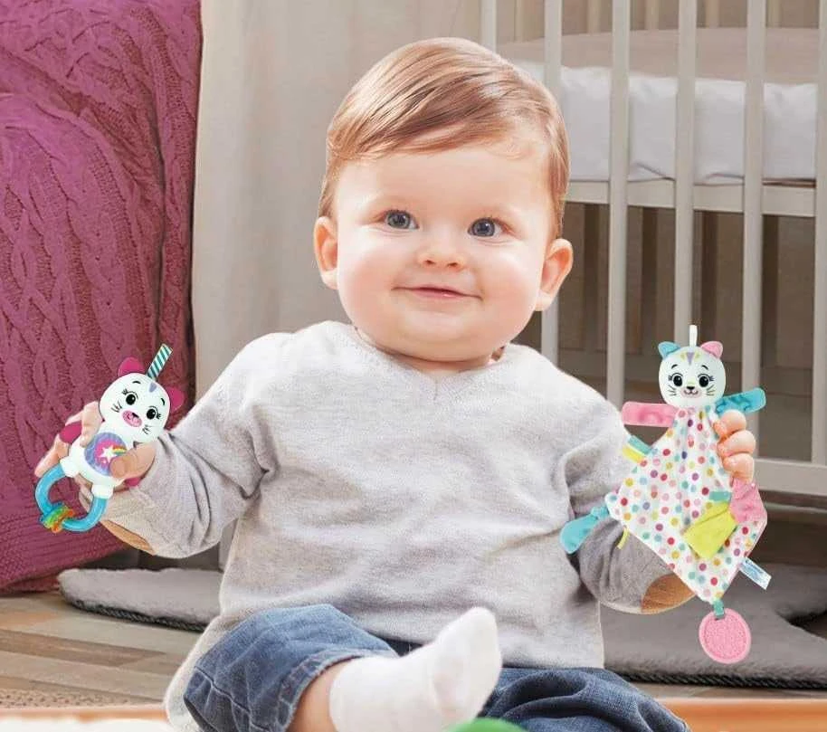 Barškutis Clementoni Baby Gift Set Kitty, įvairių spalvų