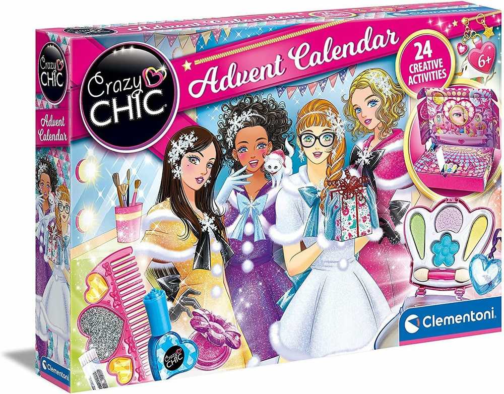 Clementoni Crazy Chic grožio rinkinys - 'Advent Calendar'