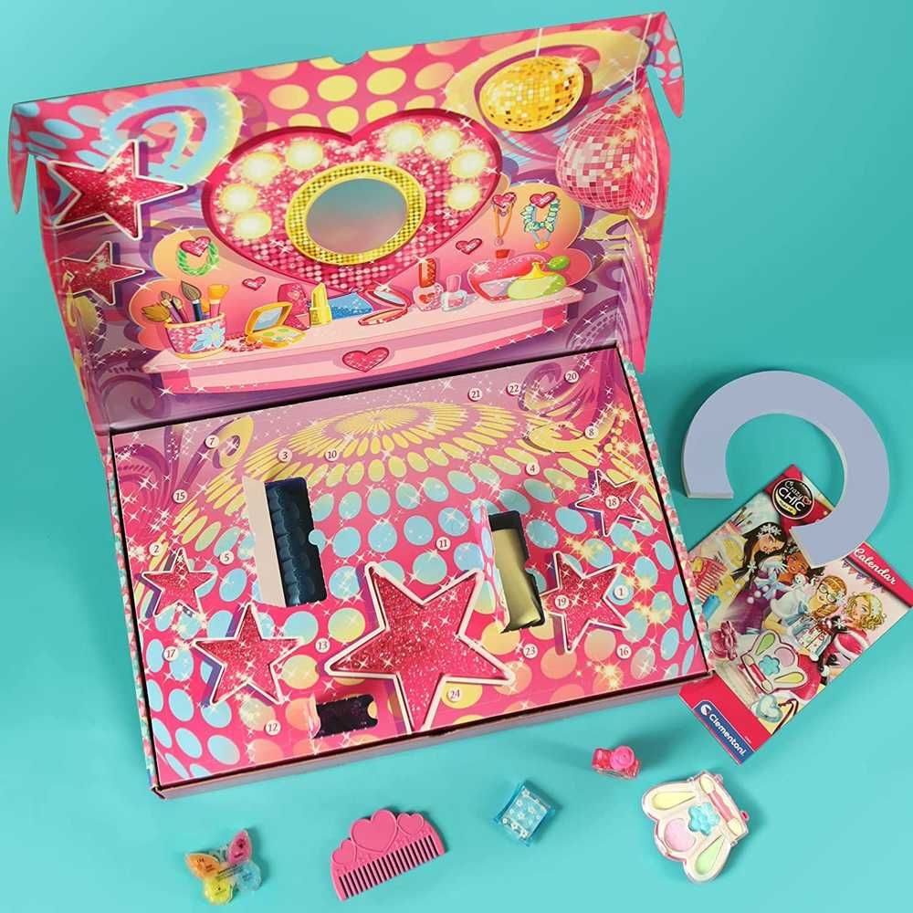 Clementoni Crazy Chic grožio rinkinys - 'Advent Calendar'