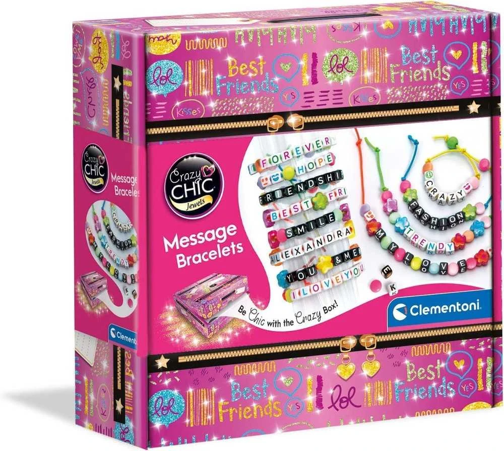 Apyrankių gaminimo rinkinys Clementoni Message Bracelets