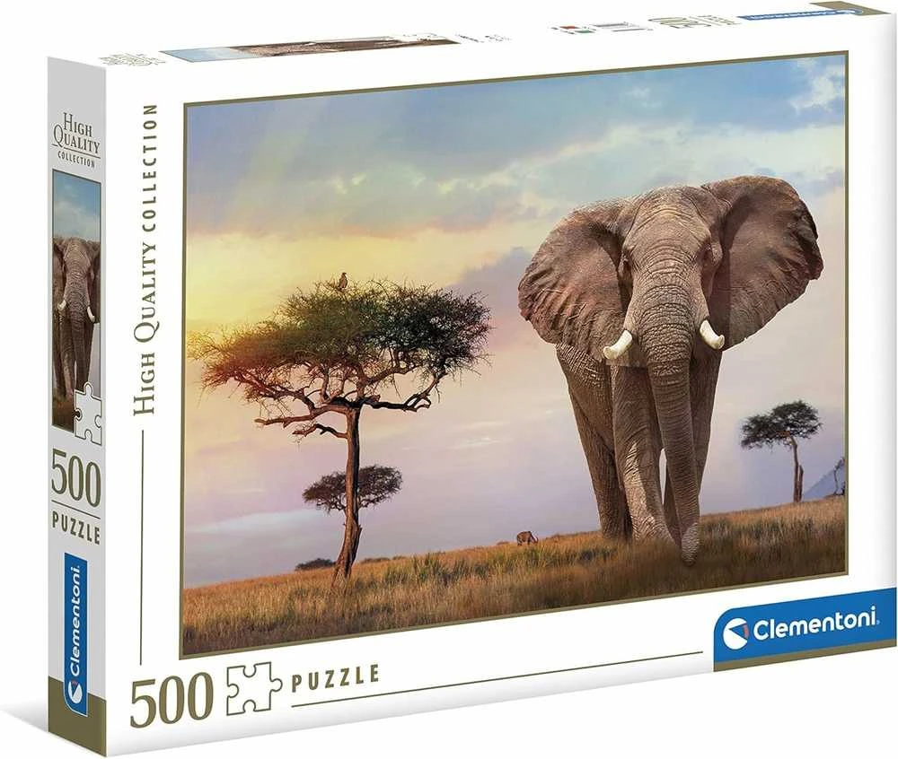 CLEMENTONI dėlionė Afrikos saulėlydis, 500d., 35096