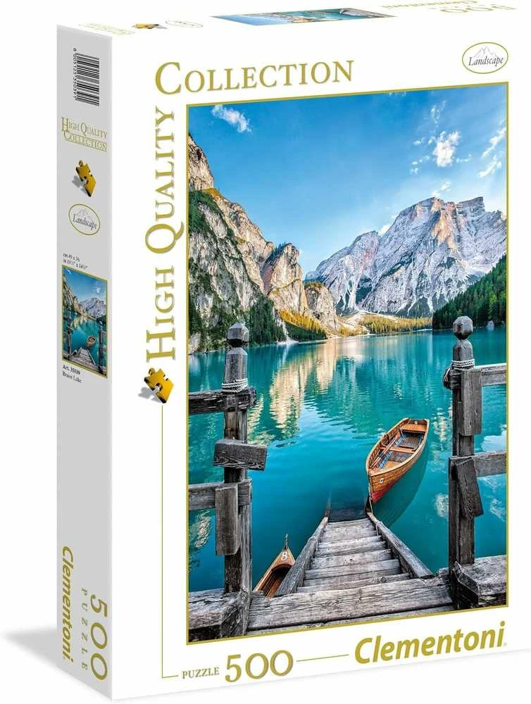 Clementoni Dėlionė 500 vnt. - Braies ežeras