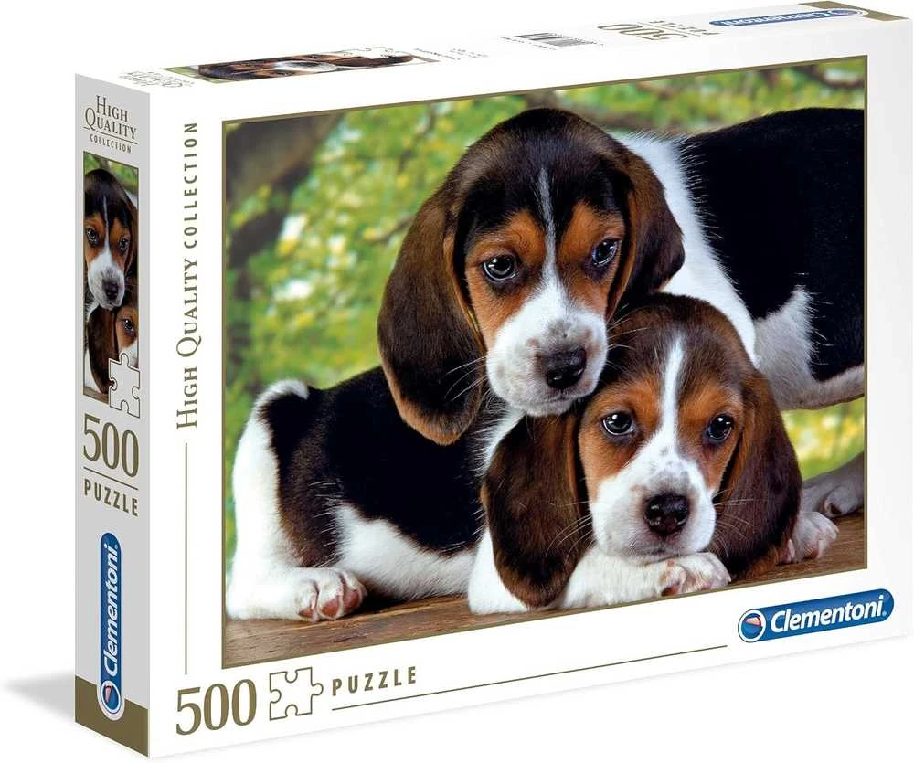 Clementoni Dėlionė 500 vnt. - Šunys