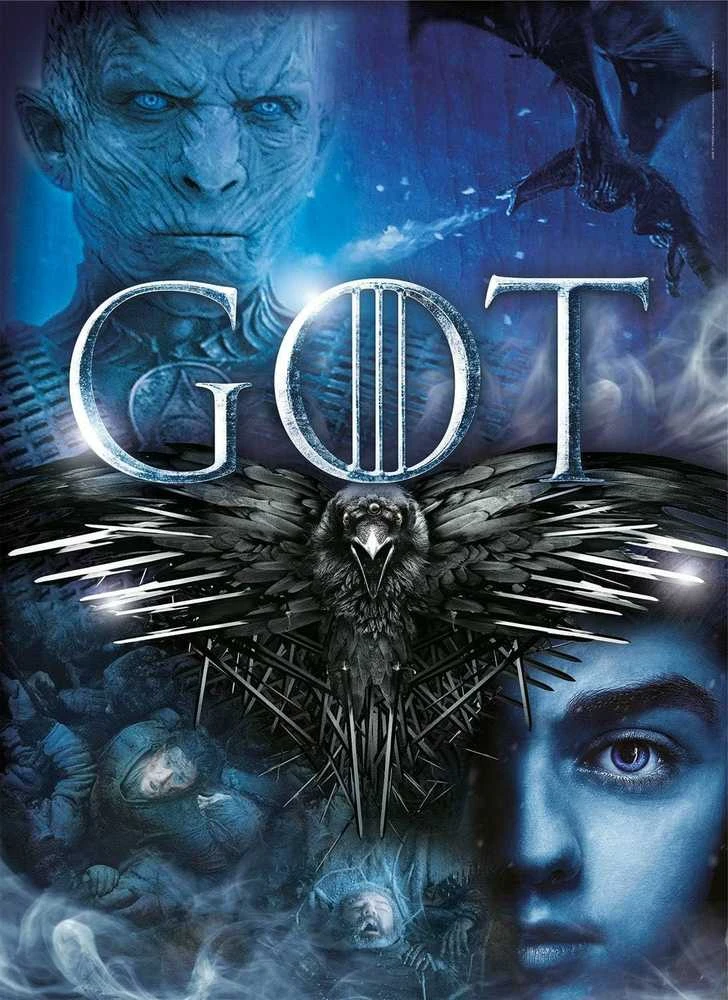 Clementoni Dėlionė 1000 vnt. - Sostų karai (Game of Thrones)