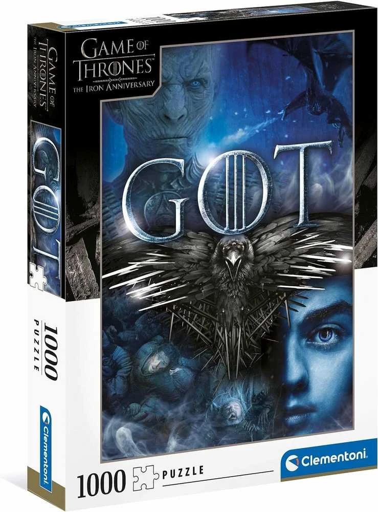 Clementoni Dėlionė 1000 vnt. - Sostų karai (Game of Thrones)