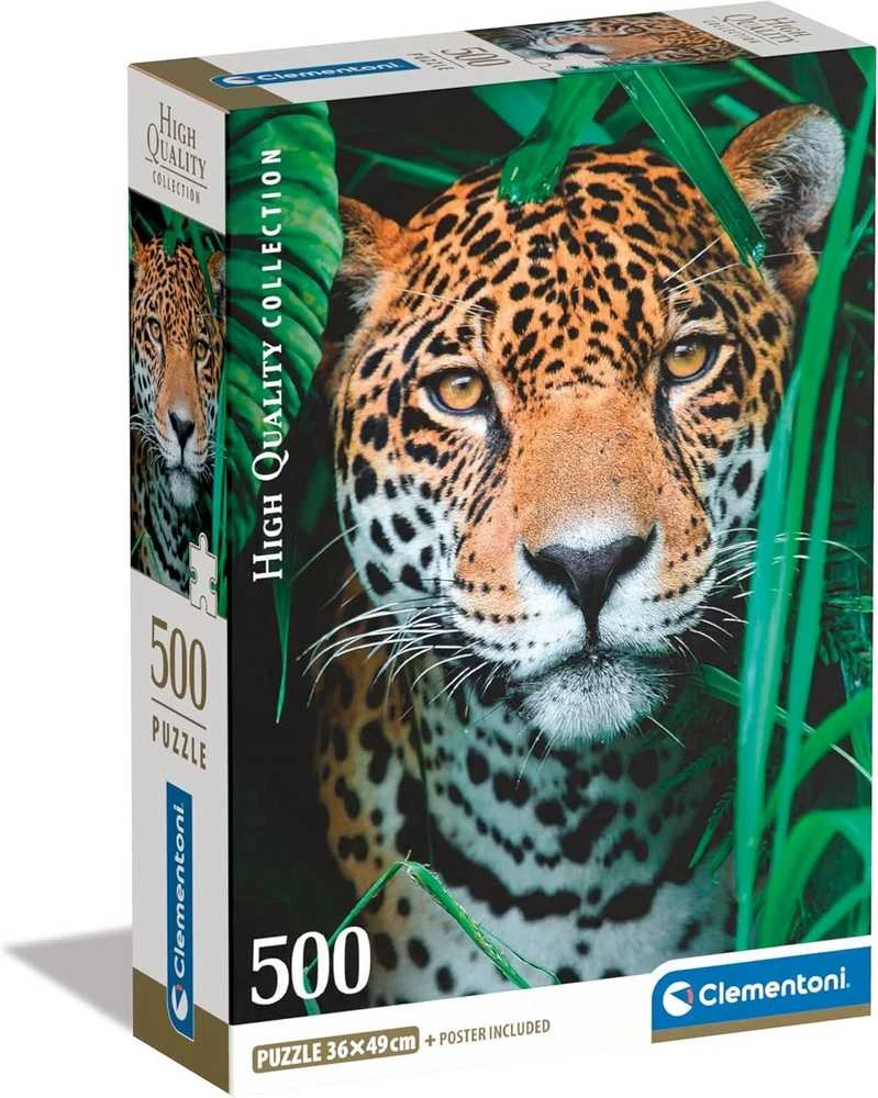 Clementoni Dėlionė 500 vnt. - Jaguaras džiunglėse