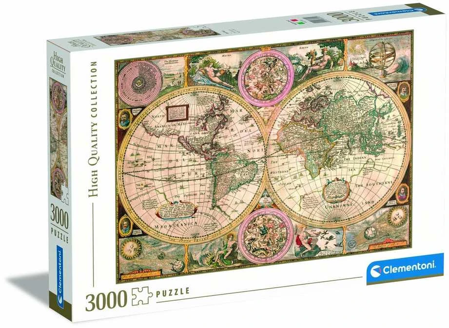 Clementoni dėlionė "Old Map" 3000pcs