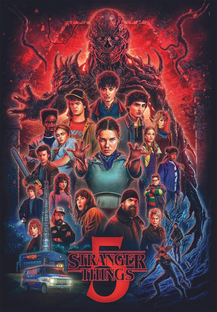 Dėlionė Clementoni Stranger Things, 40 cm x 30 cm, 1000 vnt.