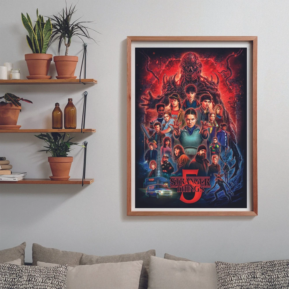 Dėlionė Clementoni Stranger Things, 40 cm x 30 cm, 1000 vnt.