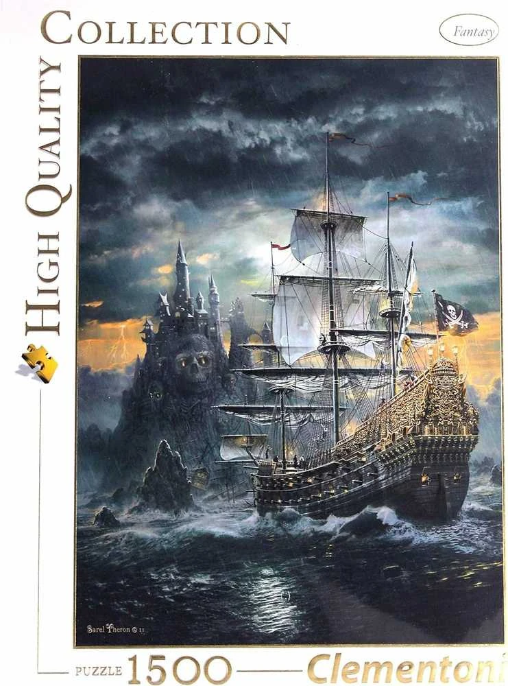Clementoni Dėlionė 1500 vnt. - Piratų laivas