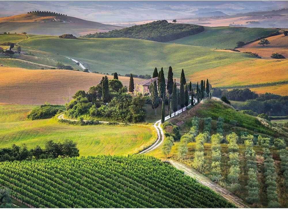 Clementoni dėlionė "Tuscany" 1000pcs