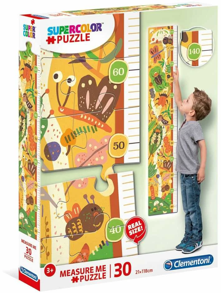Clementoni dėlionė - ūgio matuoklė "The Bugs' House" 30 pcs