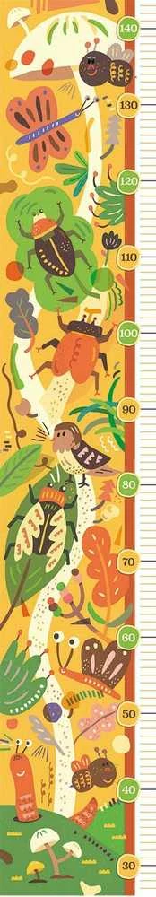 Clementoni dėlionė - ūgio matuoklė "The Bugs' House" 30 pcs