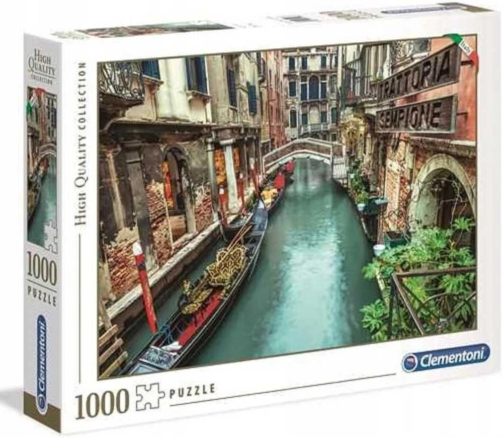 Clementoni Dėlionė 1000 vnt. - Venecijos kanalas, Italija
