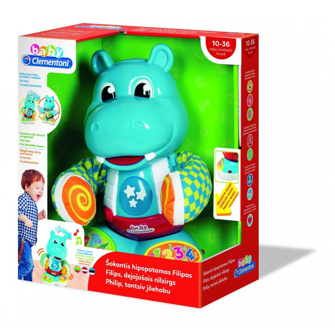 CLEMENTONI INTERACTYVE HIPPO(LT+LV+EE) 50585