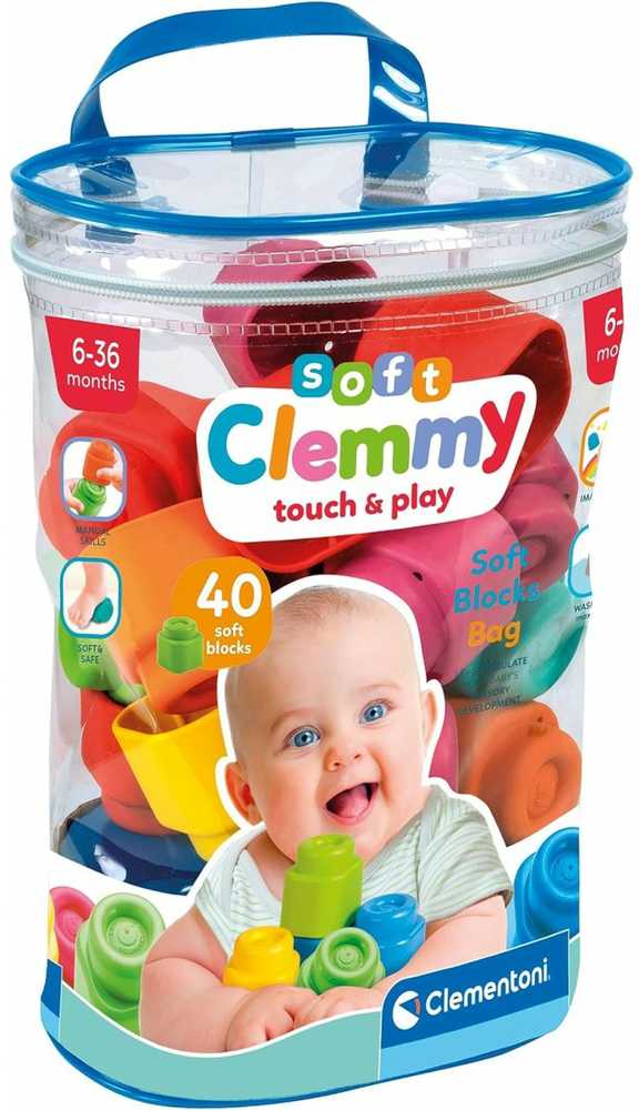 Clementoni konstruktorius "Baby Clemmy" (40 kaladėlių)
