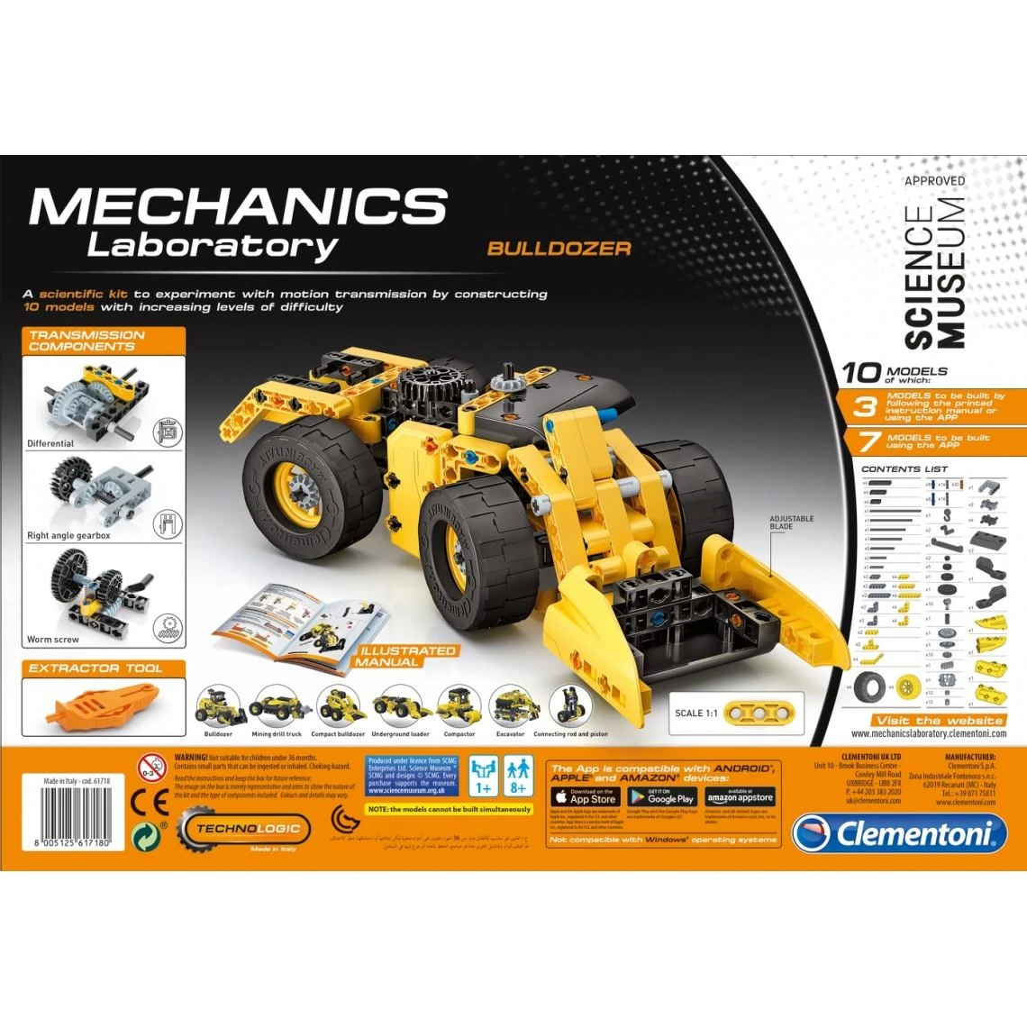 Clementoni konstruktorius "Bulldozer"