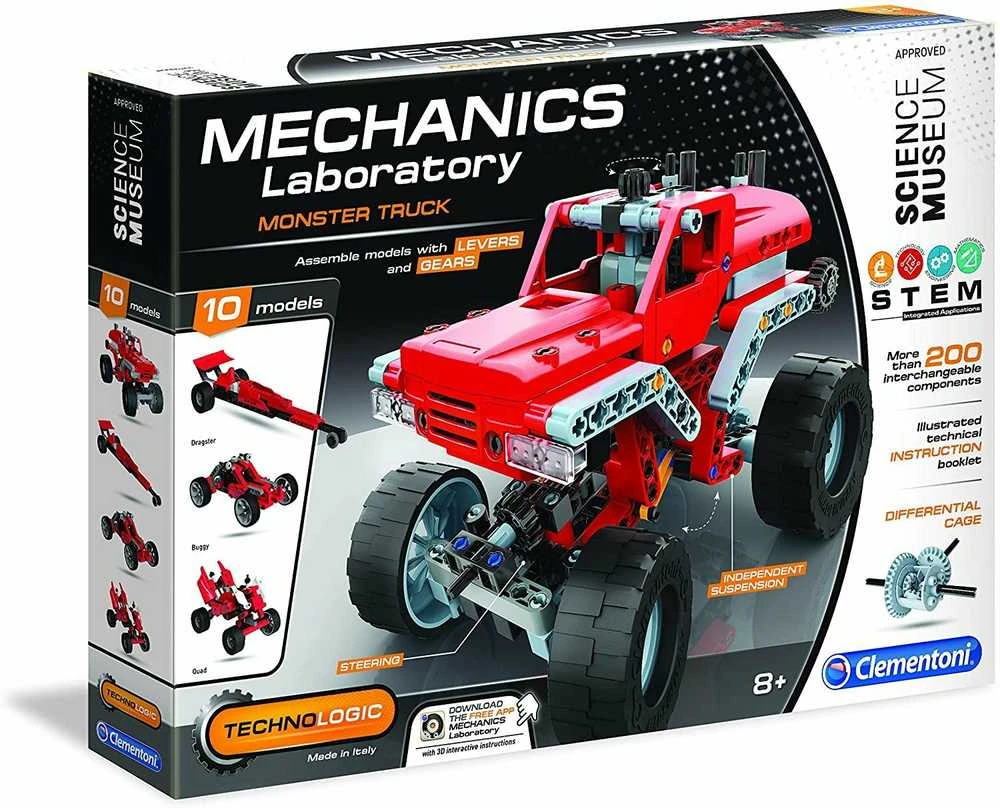 Clementoni konstruktorius "Mechanical Labs - Monster Trucks"