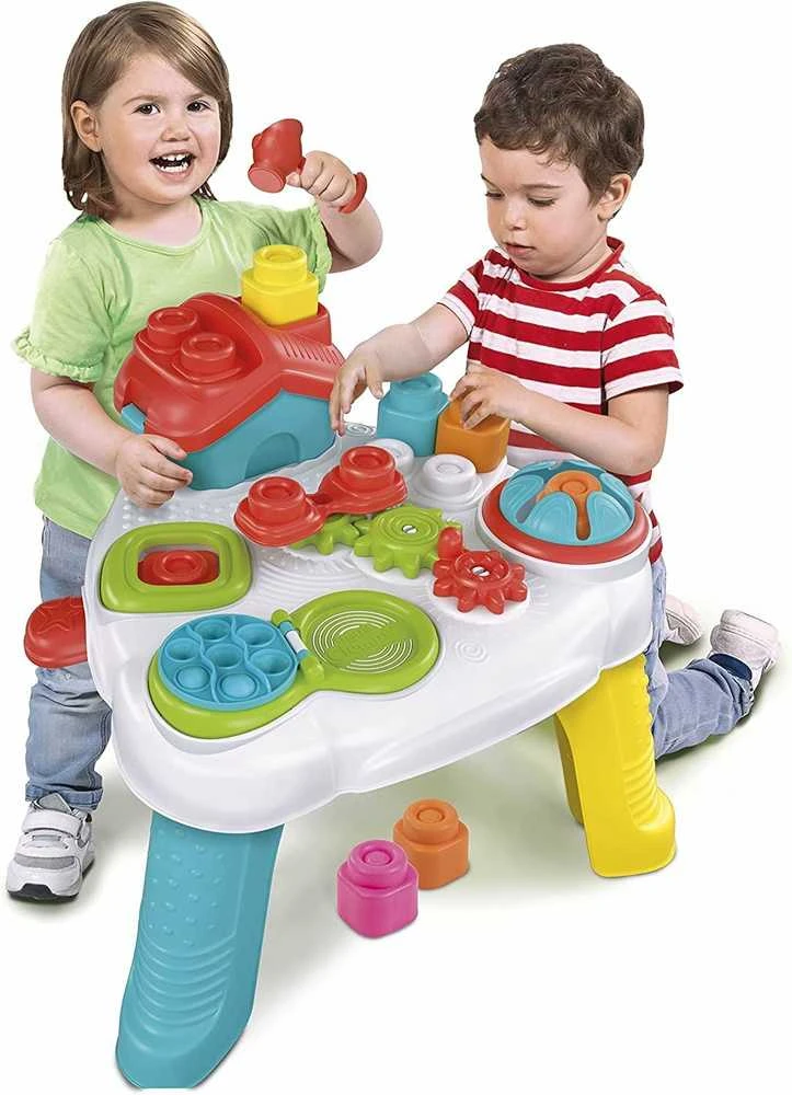Clementoni kūdikio stalas "TOUCH, DISCOVER &amp; PLAY SENSORY TABLE"