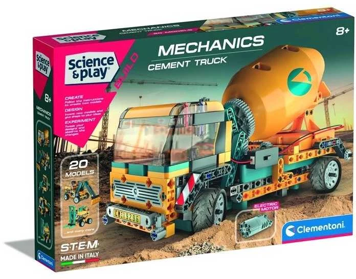 Clementoni Mechinics CLEMENTONI MECHANICS betono maišyklės konstruktorius, 75083BL