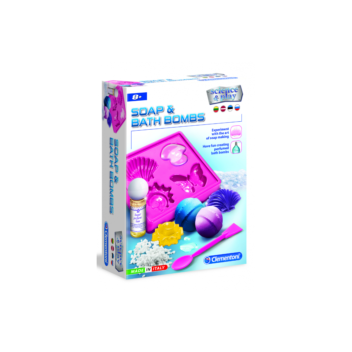 CLEMENTONI muilo bombų gamybos rinkinys (LT+LV+EE), 50540
