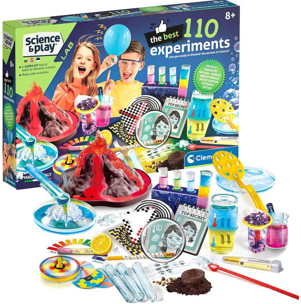 CLEMENTONI SCIENCE & PLAY 100 geriausių eksperimentų, 50276