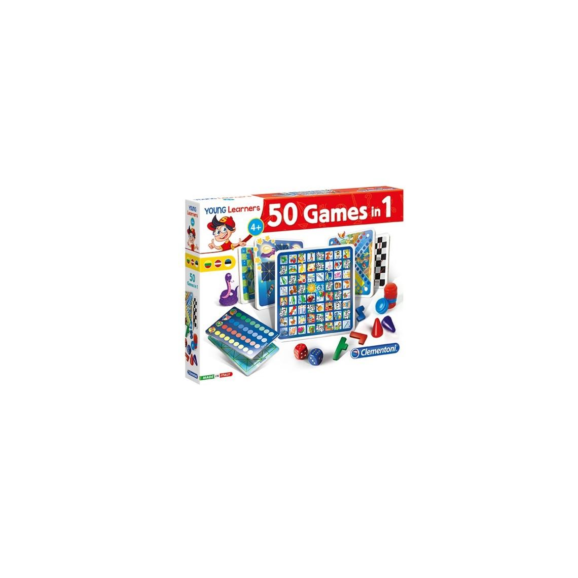 Clementoni Stalo žaidimas "Young Learners 50in1" (LT+LV+EE)