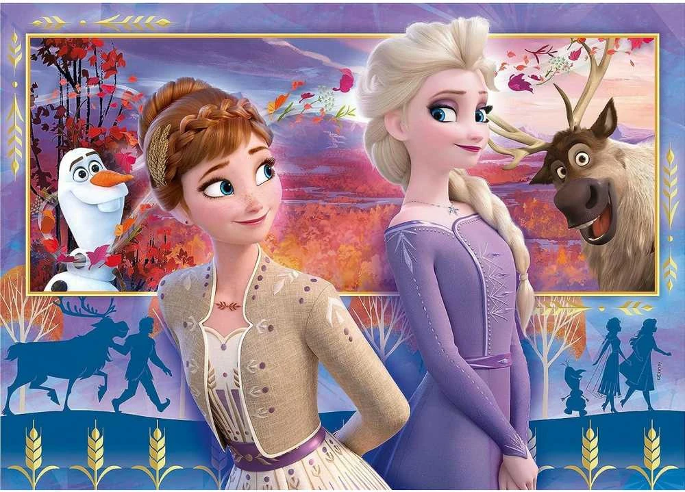 Clementoni Dėlionė 2x60 vnt. - Frozen 2