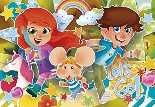 Clementoni Supercolor Floor dėlionė "Topo Gigio" 40 pcs