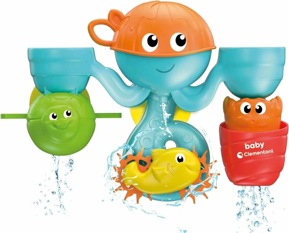 Clementoni vonios žaislas "Octo Park - Vanduo Friends"