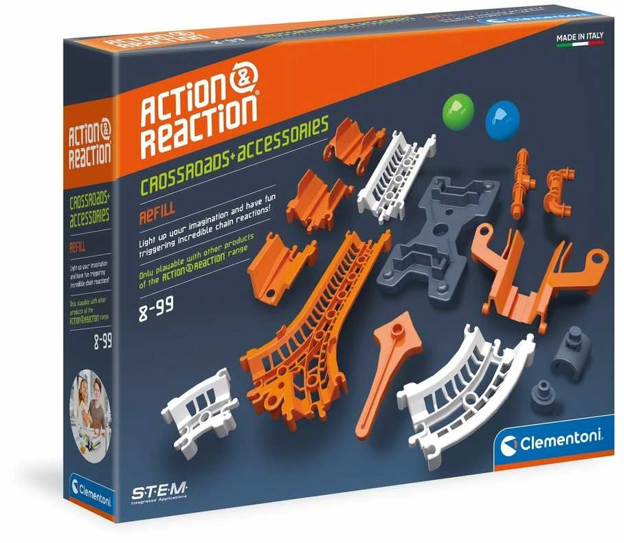 Clementoni žaidimas "Action &amp; Reaction, Crossroads &amp; Accessories"